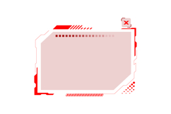 Futuristic frame hud technology cyberpunk element graphic Product Image 1