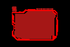 Futuristic frame hud technology cyberpunk element vector Product Image 2