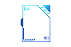 Futuristic interface border and frame game ui element design Product Image 1