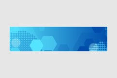 Futuristic technology digital horizontal banner concept Product Image 2