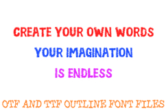Fuzzy Scribble Alphabet Font Lettering Spiky ABC OTF TTF Product Image 3