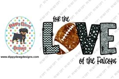 Falcons Football Dark Green and White PNG Design Product Image 1