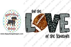 Senators Football Dark Green and White PNG Design Product Image 1