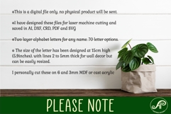 Gingerbread people alphabet set. 2 layer letters. 70 letters Product Image 7