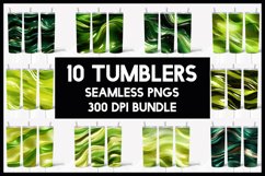 100 Super Gradient Abstract Glitter Tumbler Seamless Tumbler Product Image 11