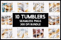 100 Super Gradient Abstract Glitter Tumbler Seamless Tumbler Product Image 8