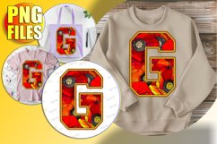 G Doodle Letter Festive Valentine Whimsical Heart! Product Image 1