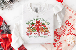 Christmas Magic Gingerbread Candy Holiday T-Shirt Design SVG Product Image 3