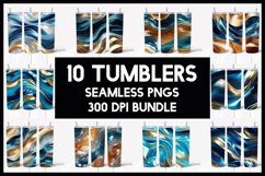 100 Super Gradient Abstract Glitter Tumbler Seamless Tumbler Product Image 5