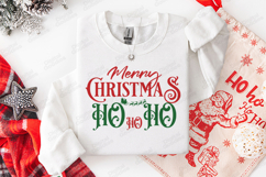 Merry Christmas Ho Ho Ho Holiday Shirt Design Product Image 2