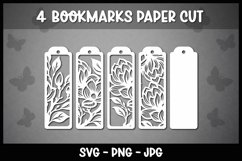 100 Bookmarks Paper cut SVG Laser cut I Cricut I Silhouette Product Image 8