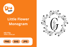 Little Flower Monogram Product Image 1