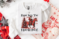 Ridin&#039; Into The North Pole Christmas Design Product Image 2