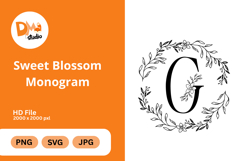 Sweet Blossom Monogram Product Image 1