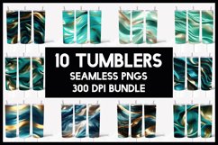 100 Super Gradient Abstract Glitter Tumbler Seamless Tumbler Product Image 10