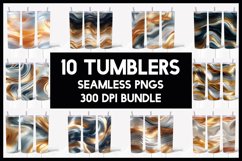 100 Super Gradient Abstract Glitter Tumbler Seamless Tumbler Product Image 3