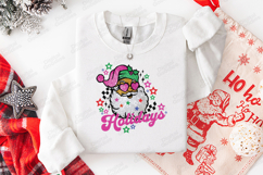 Trendy Groovy Santa Groovy Holidays SVG Design Product Image 2