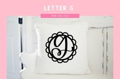 Letter G SVG Cut File | Letter G Alphabet Cutting Files Product Image 2