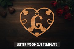 Valentine Laser Cut Alphabet letter Product Image 8