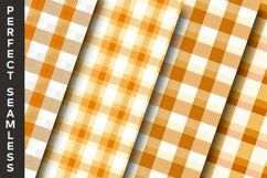 Amber Gingham Digital Papers 16 Variations Product Image 5