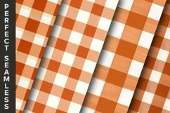 Cinnamon Gingham Digital Papers 16 Variations Product Image 5
