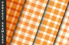 Apricot Gingham Digital Papers 16 Variations Product Image 5