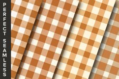 Hazelnut Gingham Digital Papers 16 Variations Product Image 5