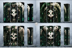 4 Cute Gothic Joker Tumbler Wrap Sublimations, 20 oz Product Image 2