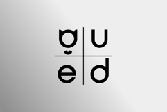Gued | Modern Minimalist Logo Style Font Product Image 8