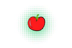 Tomato icon in comics style Product Image 1