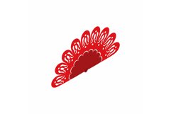 Red fan icon, isometric 3d style Product Image 1