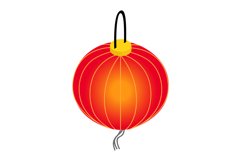 Paper lantern icon, isometric 3d style Product Image 1