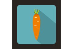 Carrot icon in flat style Product Image 1