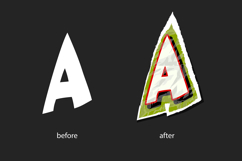 Torn Paper Style Text Effects Editable Product Image 2