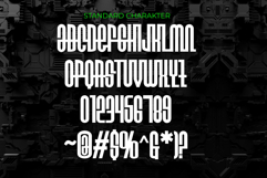 Green and Gloom - Future and Geometric Display Font Product Image 2
