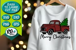 Christmas Tree Farm Truck - A Cricut Cut File or Sublimation Product Image 4