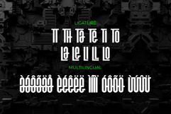 Green and Gloom - Future and Geometric Display Font Product Image 4