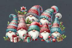 Christmas Gnome. Christmas clipart. PNG sublimation Product Image 2