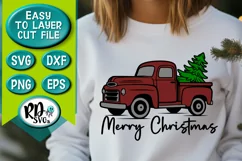 Christmas Tree Farm Truck - A Cricut Cut File or Sublimation Product Image 3