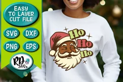 Ho Ho Ho Santa - A Retro Christmas Cricut Cut File Product Image 4