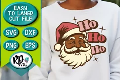 Ho Ho Ho Santa - A Retro Christmas Cricut Cut File Product Image 2