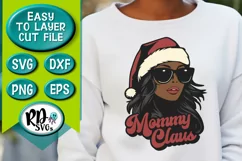 Mommy Claus - A Trendy Retro Christmas Cricut Cut File Product Image 5