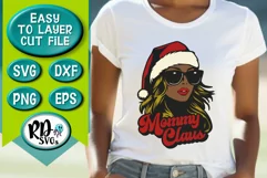 Mommy Claus - A Trendy Retro Christmas Cricut Cut File Product Image 7