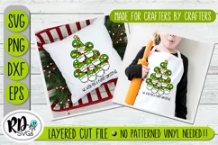 We Wish You A Merry Christmas Gnome Tree - Cricut Cut File Product Image 2