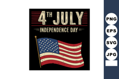 Independence Day 4th July American Flag Celebration United S Product Image 1