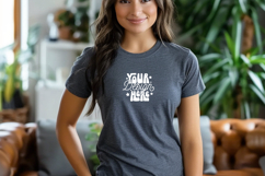 Gildan 64000 Model Mockup, Folded Tshirt Mockup, Product Image 1