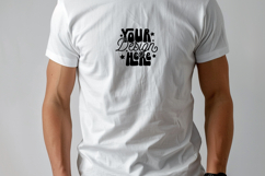 Gildan 64000 Model Mockup, Women Tshirt Mockup, Product Image 1