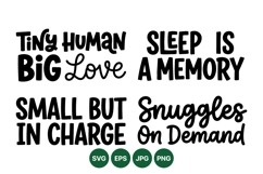 Hand Lettered Baby Quote SVG Cut Files Product Image 1