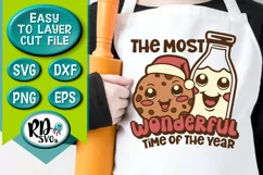 Milk and Cookies - Christmas Cricut Cut File or Sublimation Product Image 2