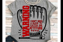 Baseball season svg png Silhouette Cameo Cricut mom attitude Product Image 1